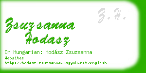 zsuzsanna hodasz business card