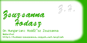 zsuzsanna hodasz business card